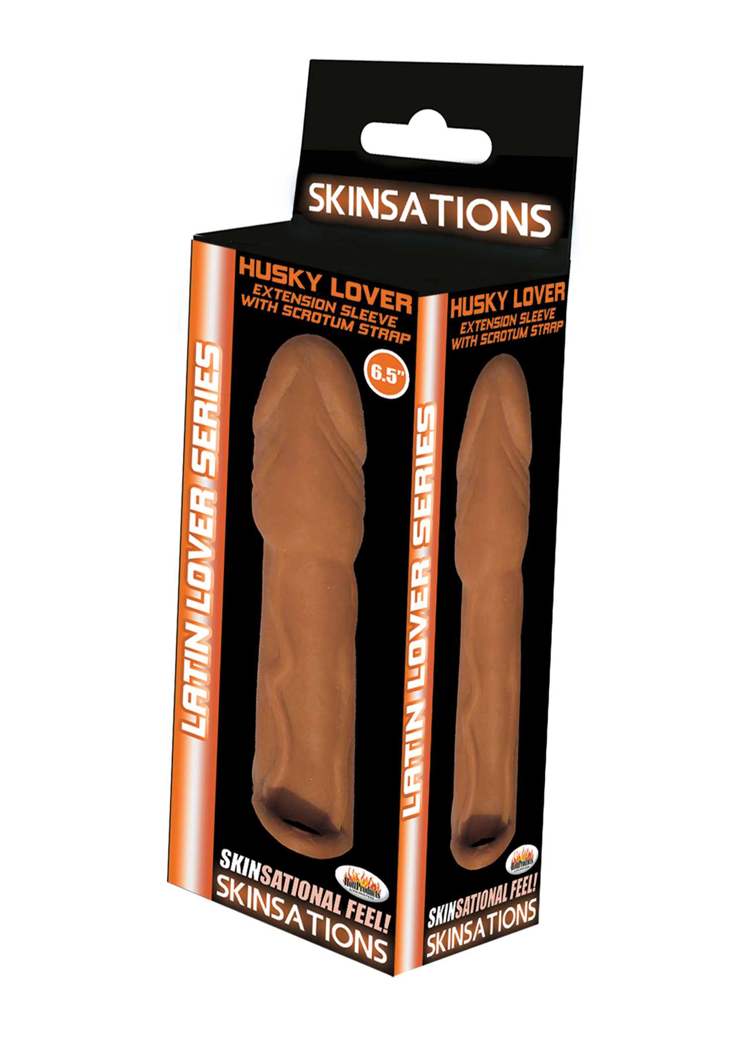 Skinsations Latin Lover Series Husky Lover 6.5 Inch - Brown HTP3056