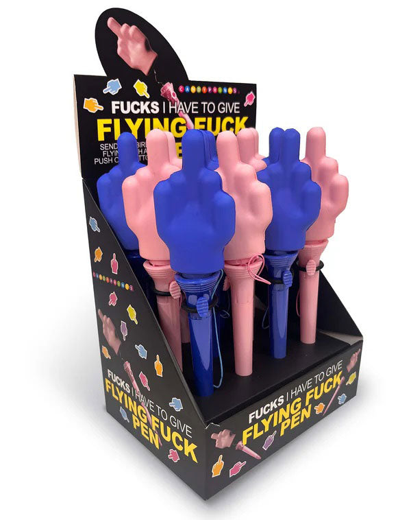 "Fucks I Have to Give, Flying Fuck Pen - Display of 12ct LG-CP1239"