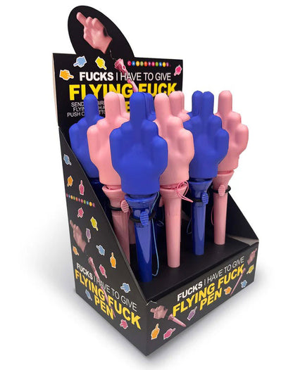 "Fucks I Have to Give, Flying Fuck Pen - Display of 12ct LG-CP1239"