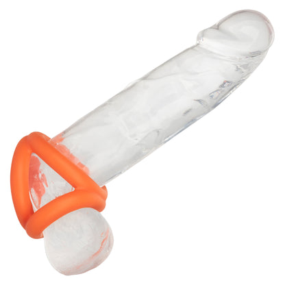 Alpha Liquid Silicone Tri-Ring - Orange  Orange SE1492362