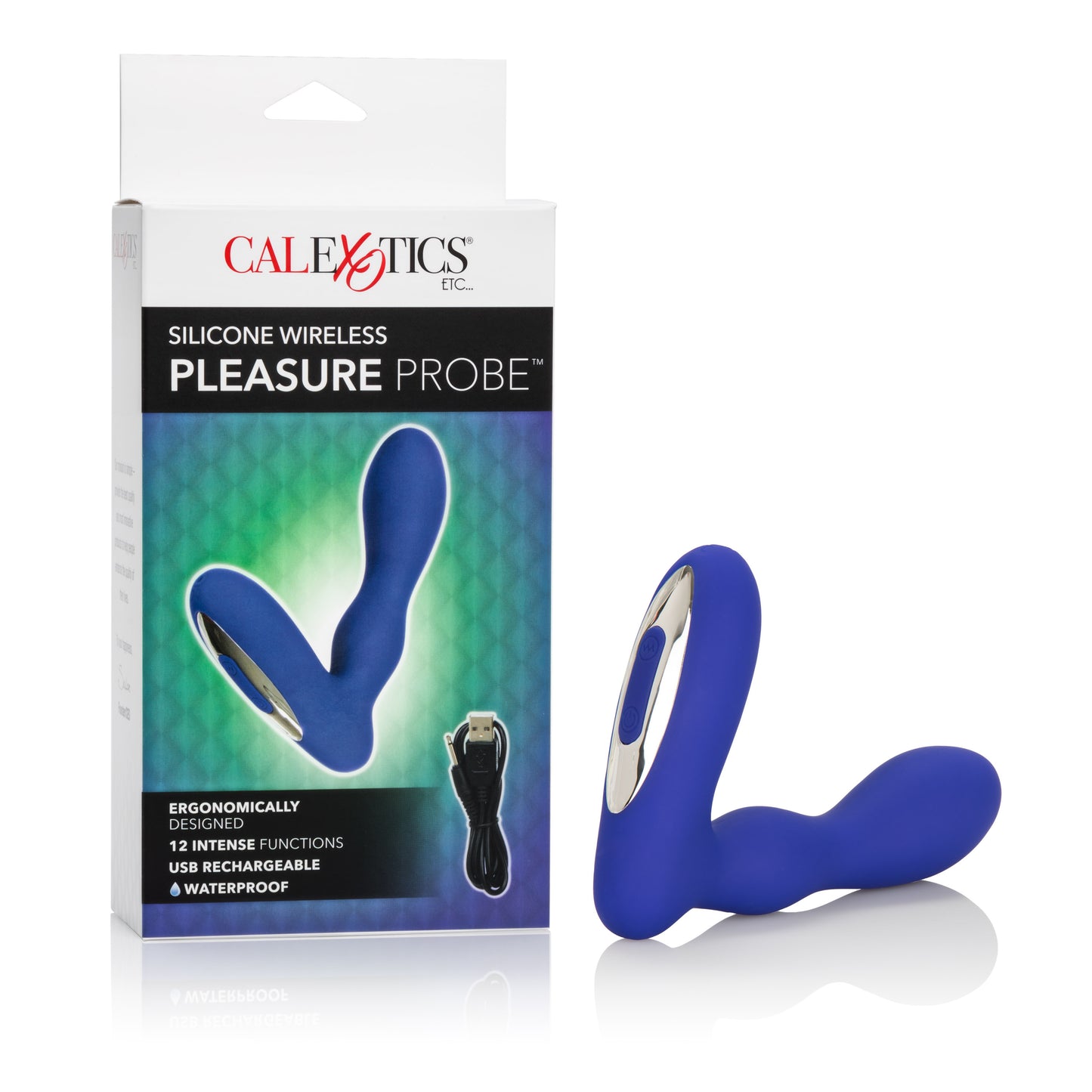 Silicone Wireless Pleasure Probe - Blue Blue SE0436103