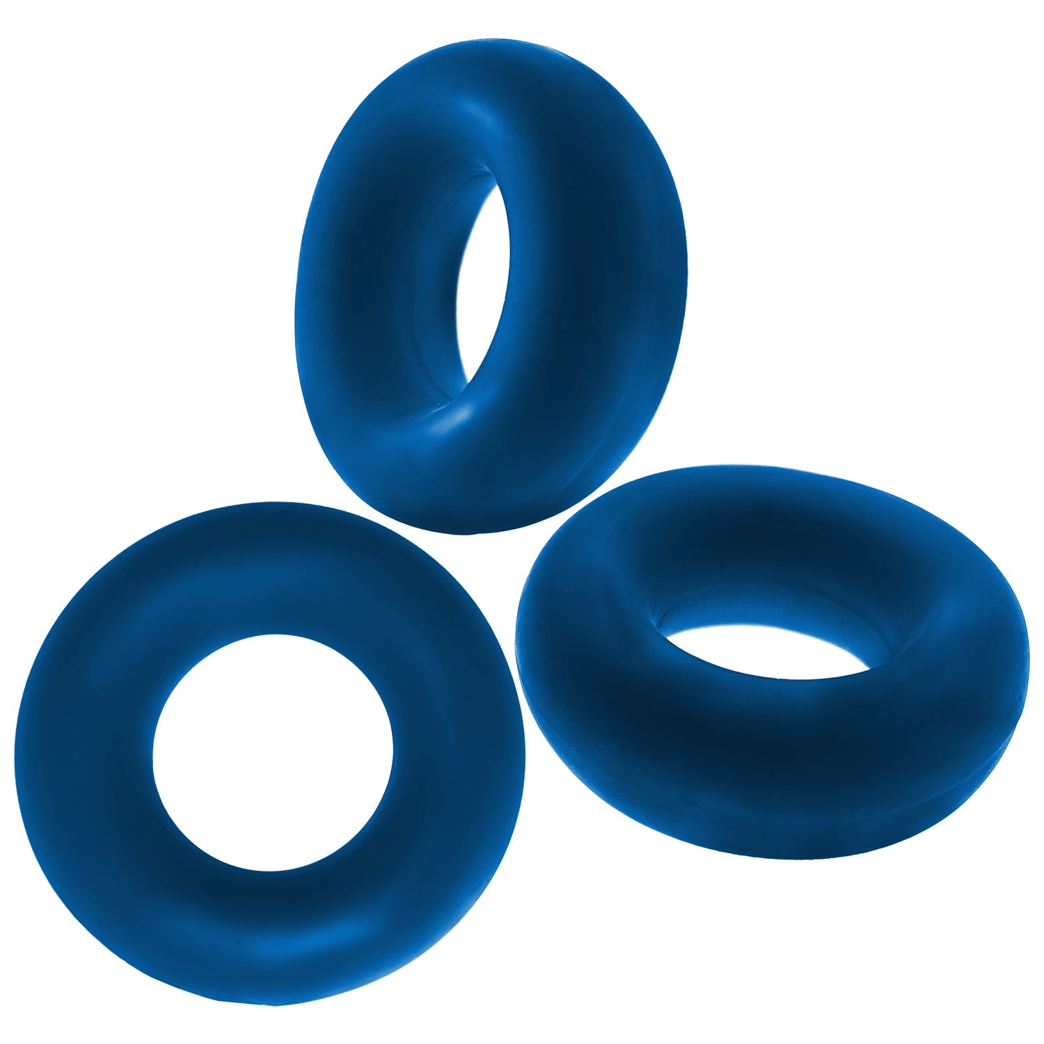 Fat Willy 3-Pack Jumbo C-Rings - Space Blue OX-3065-SPC