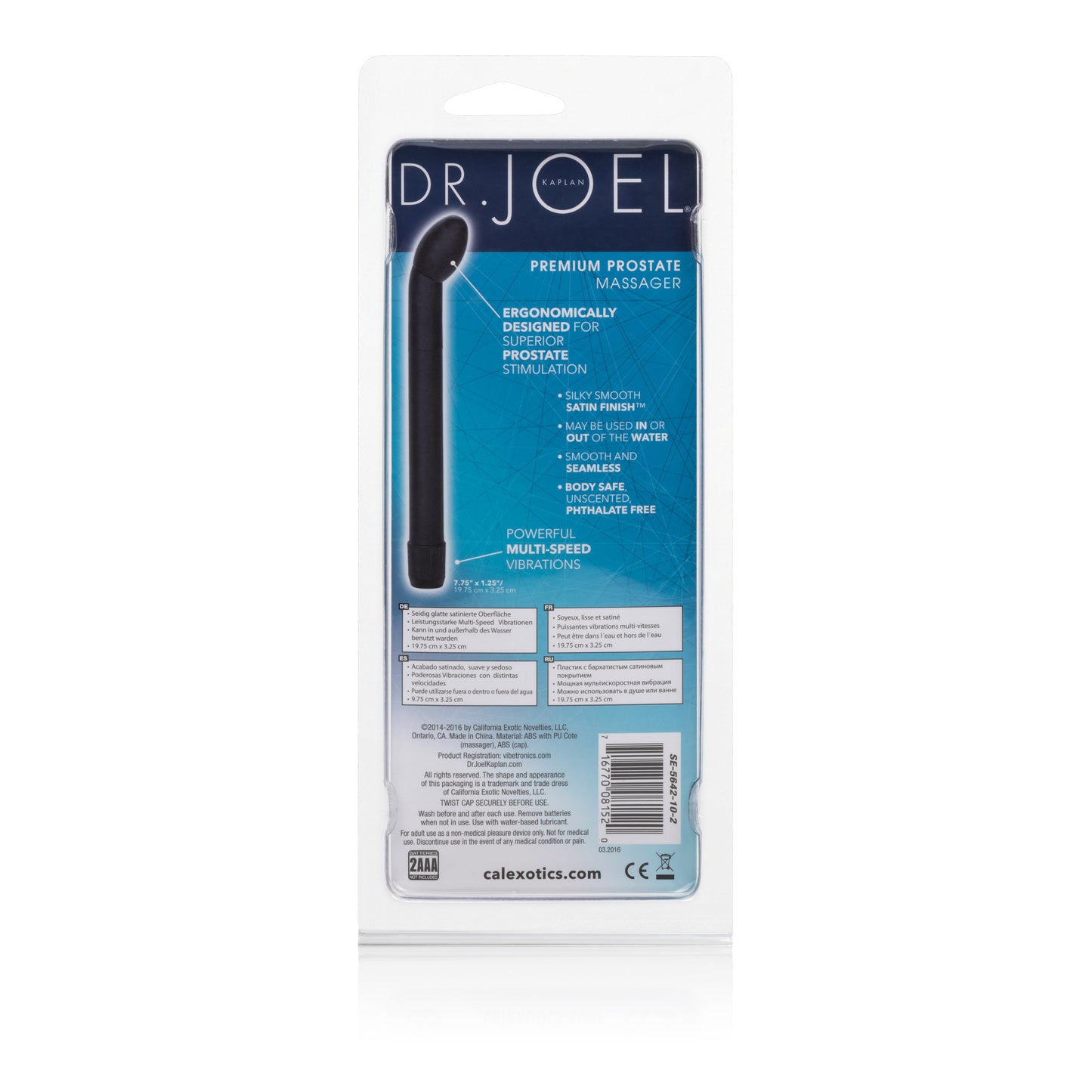 Dr. Joel Kaplan Premium Prostate  Massager - Black SE5642102