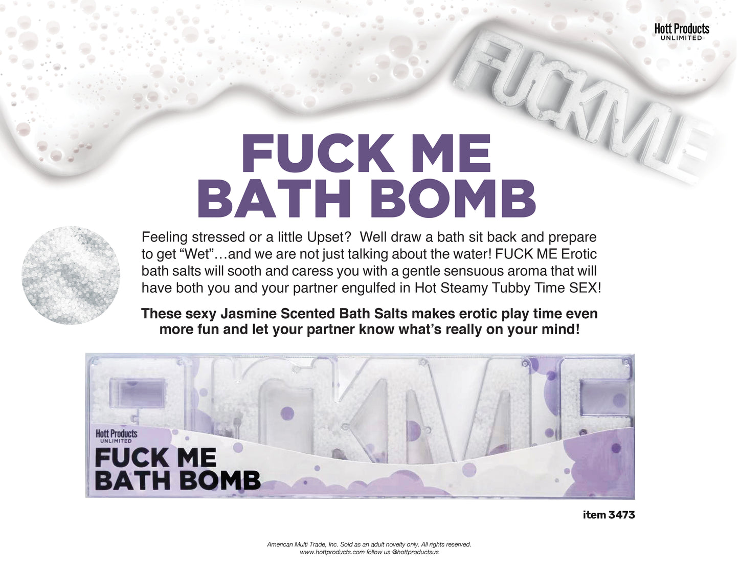 Fuck Me Bath Bomb - Jasmine HTP3473