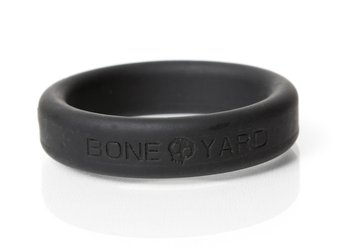 Boneyard Silicone Ring 1.6 Inch 40mm - Black BY-0140