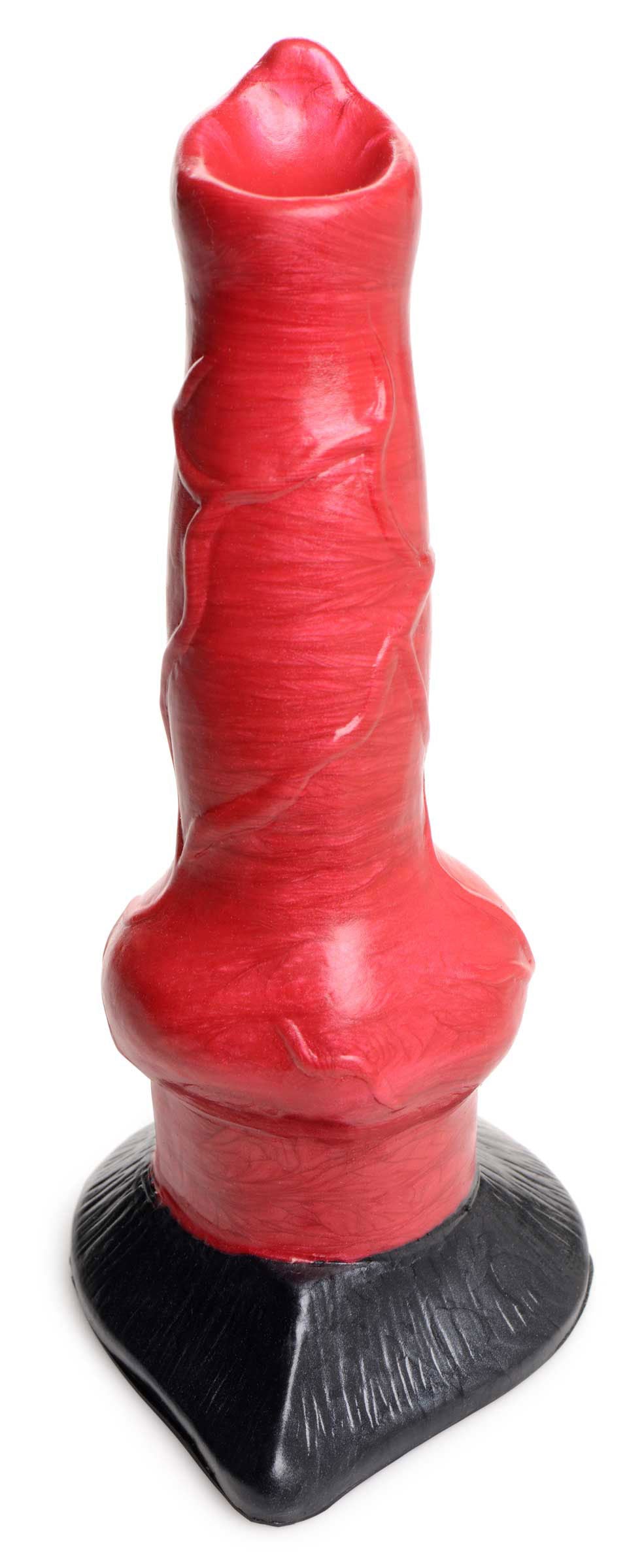 Hell-Hound - Canine Penis Silicone Dildo - Red CC-AG874-RED