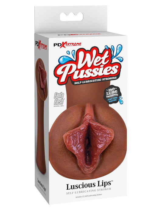 Extreme Wet Pussies - Luscious Lips - Brown PDRD437-29