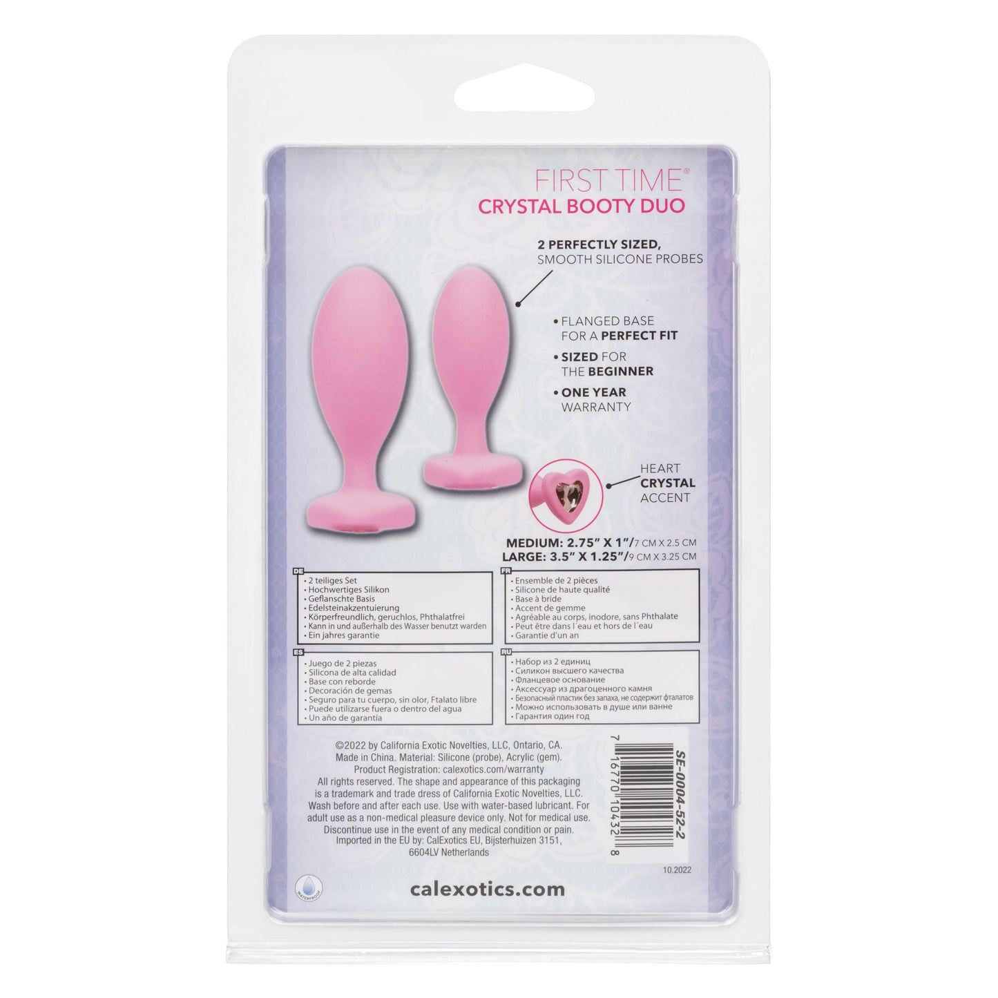 First Time Crystal Booty Duo - Pink SE0004522