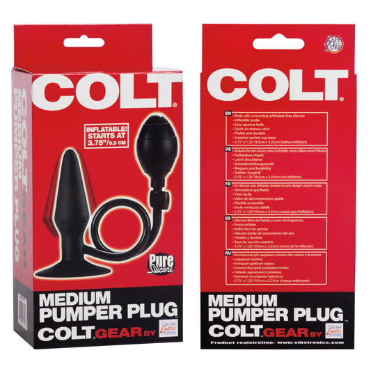 Colt Medium Pumper Plug - Black SE6868053