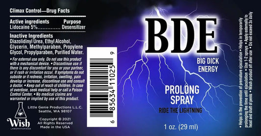 Bde Prolong Spray 1 Oz.