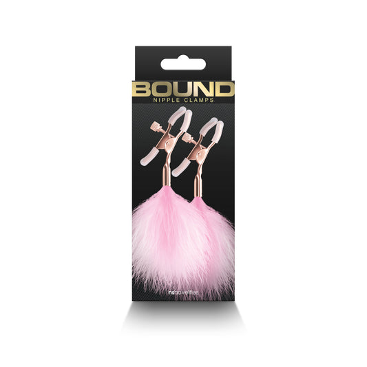 Bound - Nipple Clamps - F1 - Pink NSN-1302-34