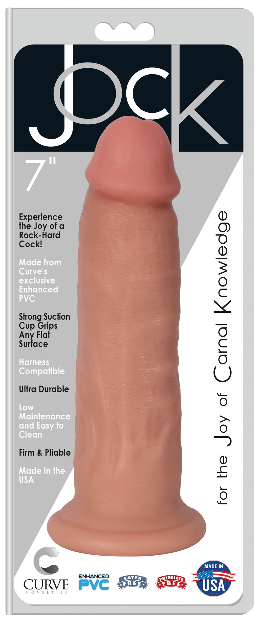 Jock  7 Inch Dong - Vanilla CN-09-0431-10