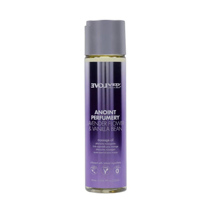 "Anoint Parumery - Lavender Flower and Vanilla Bean Massage Oil 4oz EN-LQ-4431-2"