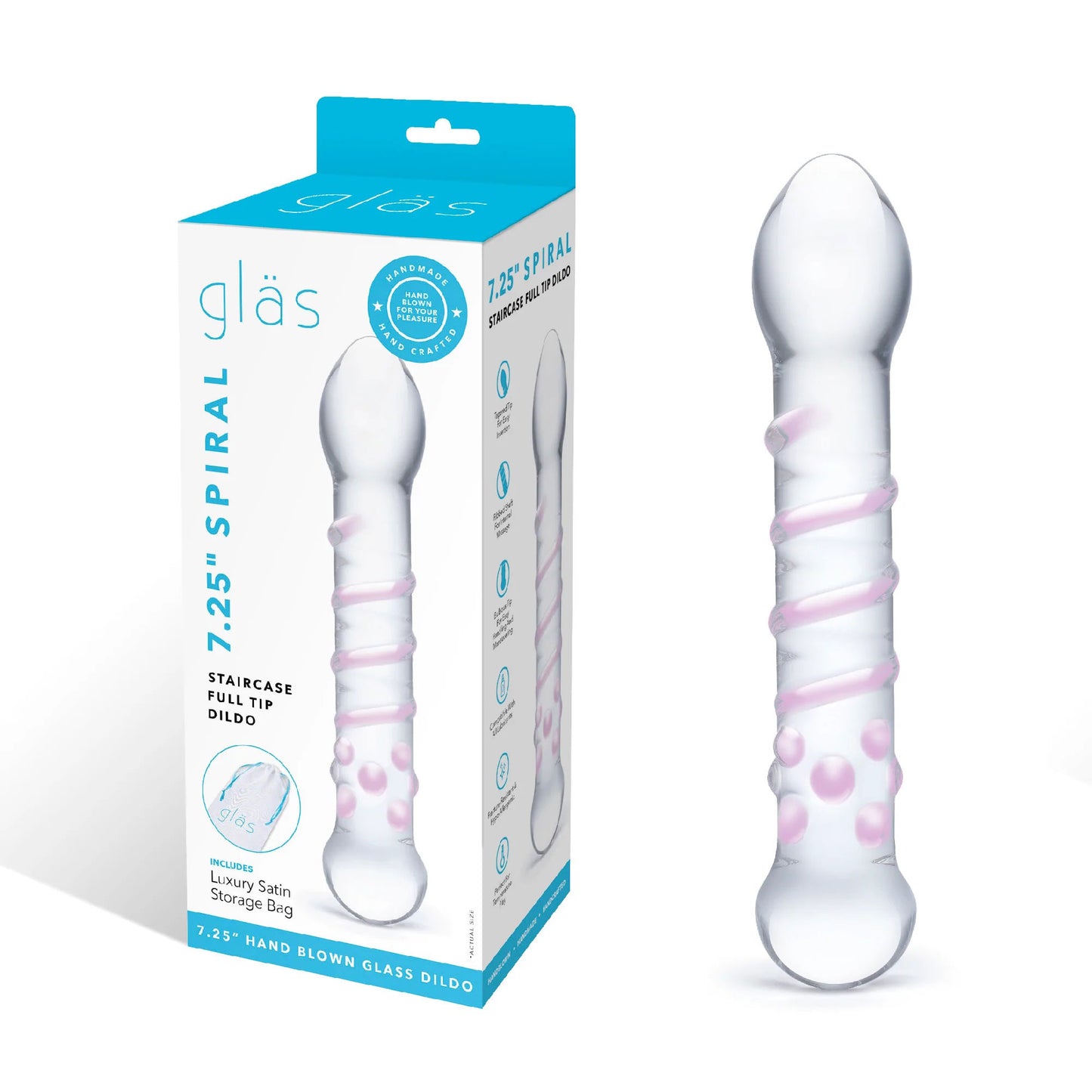 Spiral Staircase Full Tip Dildo GLAS-10