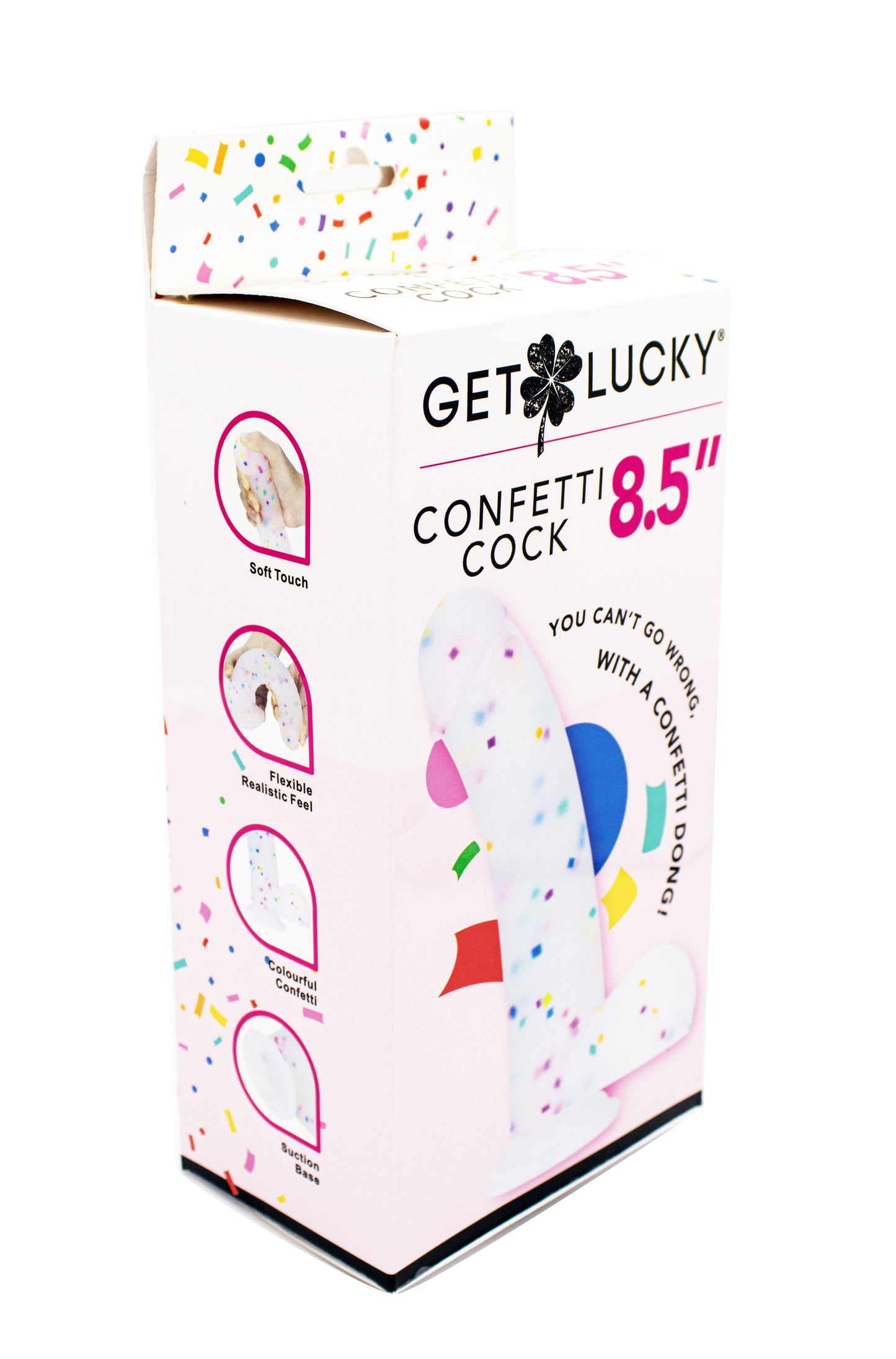 8.5" Confetti Cock