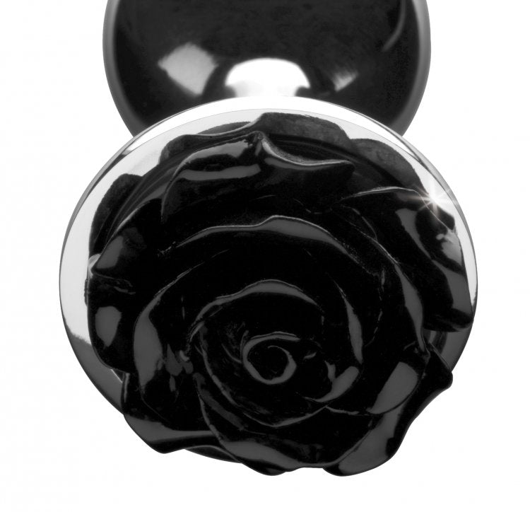 Black Rose Anal Plug - Large BTYS-AF635-LARGE