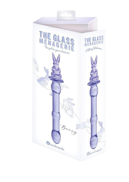 Glass Menagerie - Rabbit Dildo - Purple IC1101