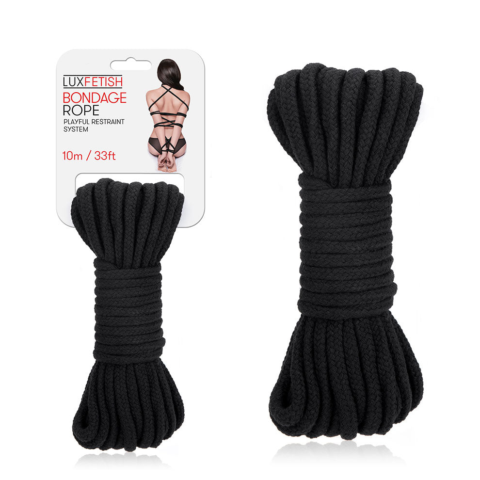 Bondage Rope 10m / 33ft - Black LF5106-BLK