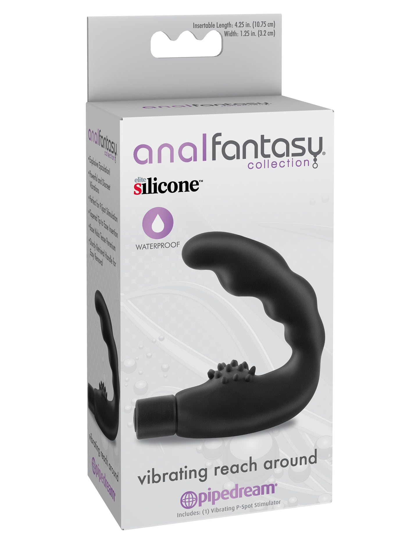Anal Fantasy Collection Vibrating Reach Around - Black PD4633-23