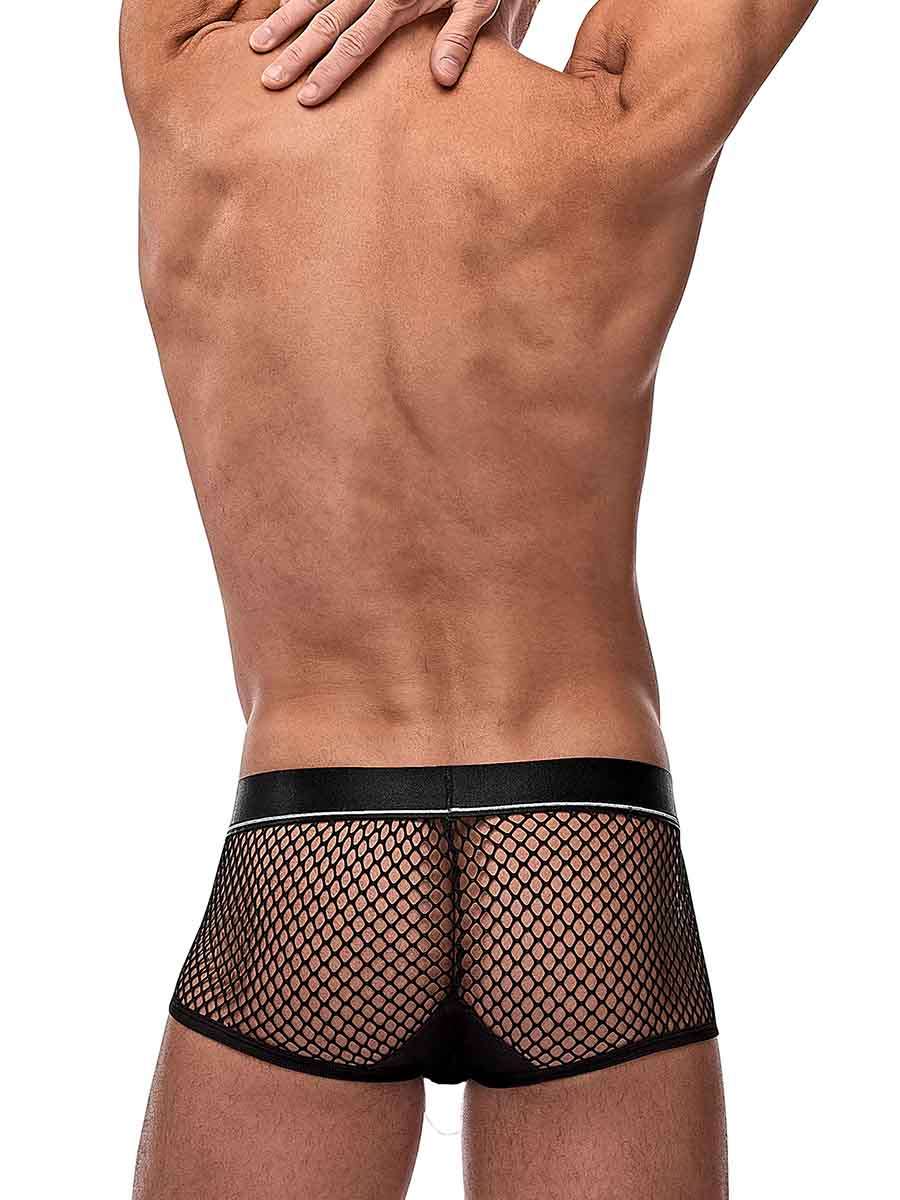 Cock Pit Net Mini Cock Ring Short - Large - Black MP-120260BKLG