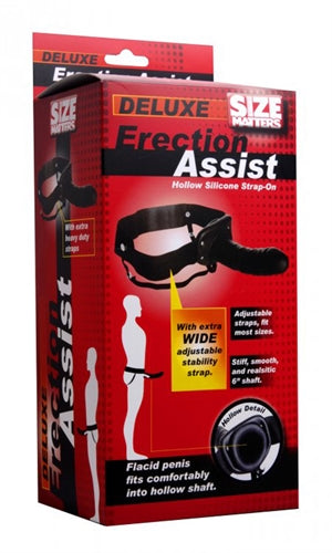 Erection Assist Hollow Strap on - Black SM-AD238