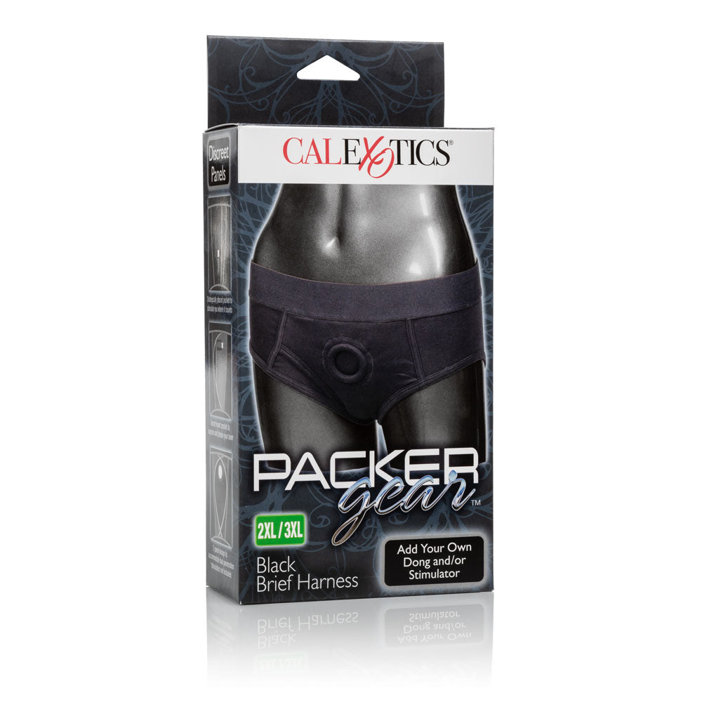 Packer Gear Black Brief Harness 2xl/3xl SE1575253