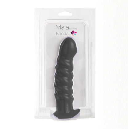 Kendall Silicone Dong Swirled Satin Finish - Black MT2503-BK1