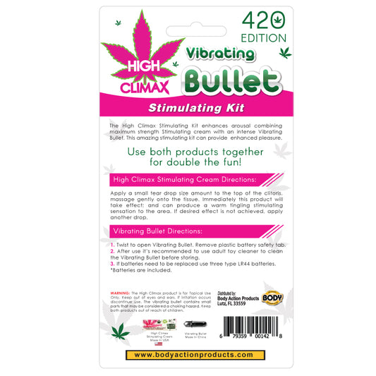 High Climax Vibrating Bullet Stimulating Kit