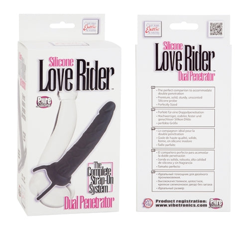 Silicone Love Rider Dual Penetrator - Black SE1515203