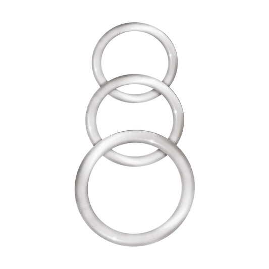 Enhancer Silicone Cockrings - Clear NW3057