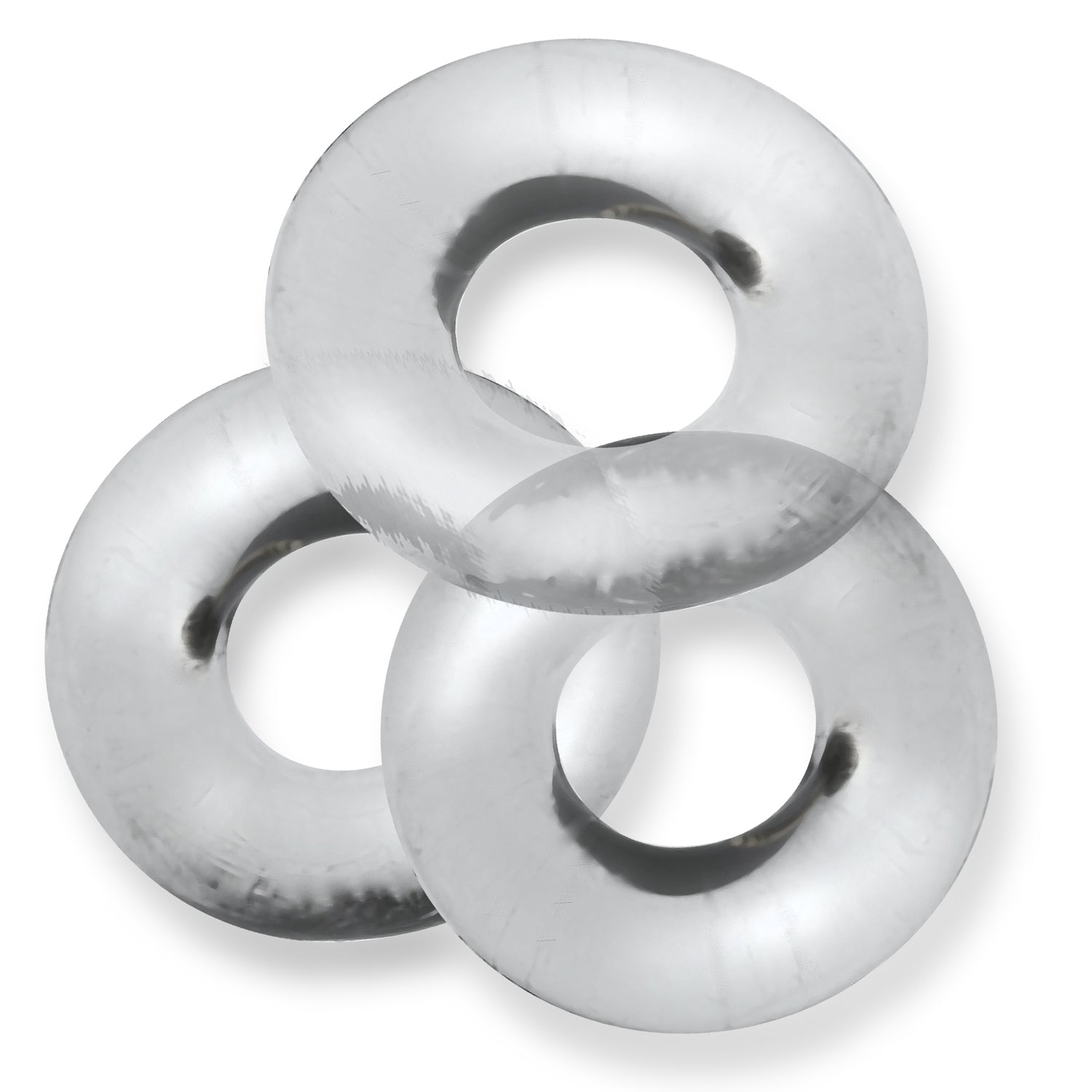 Fat Willy 3-Pack Jumbo C-Rings - Clear OX-3065-CLR