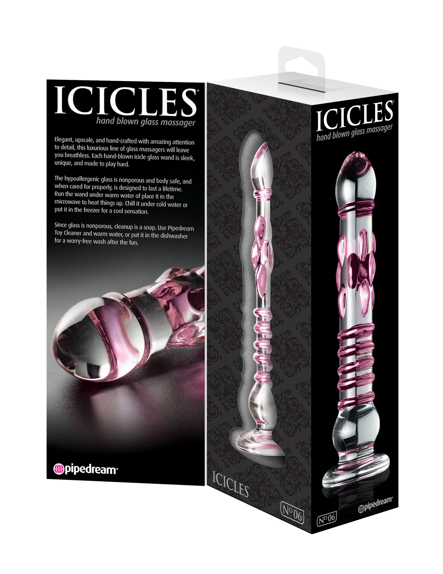 Icicles No. 6 - Clear / Pink PD2906-00