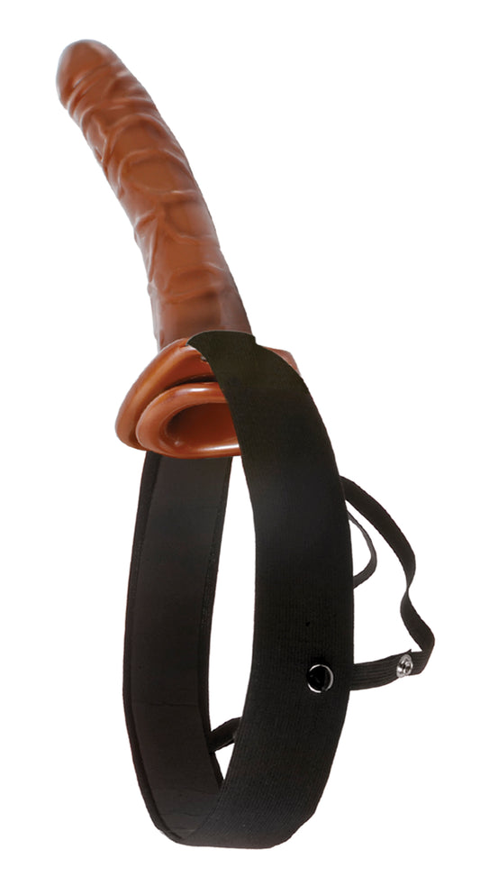 Fetish Fantasy Series 10 Inch Chocolate Dream  Hollow Strap-On PD3948-00