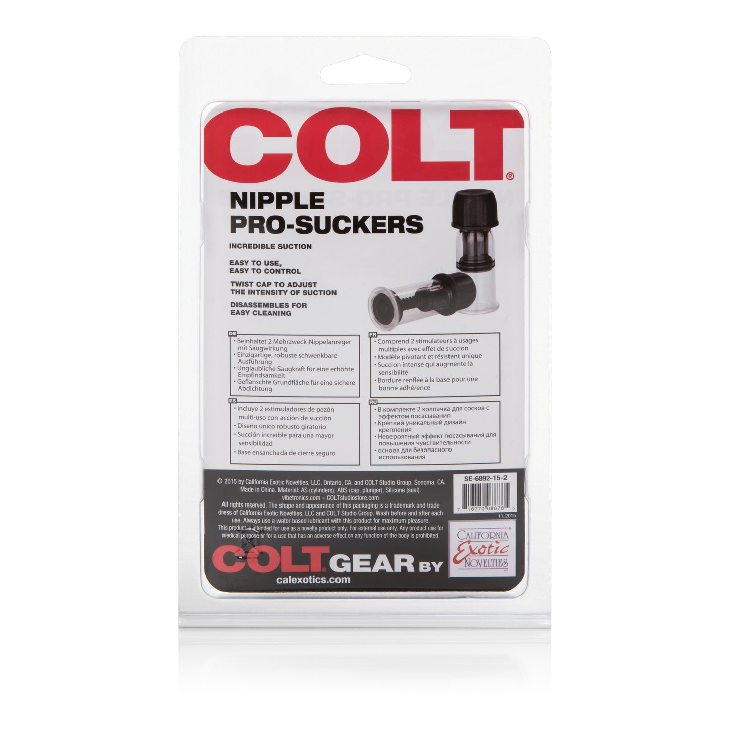 Colt Nipple Pro-Suckers - Black SE6892152