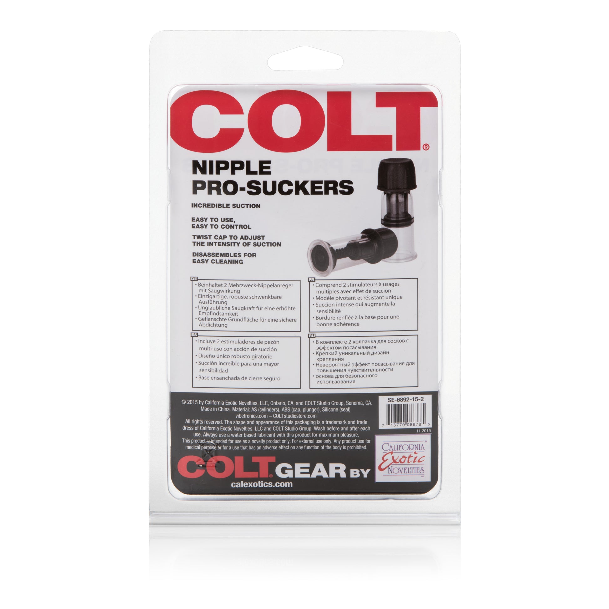 Colt Nipple Pro-Suckers - Black SE6892152