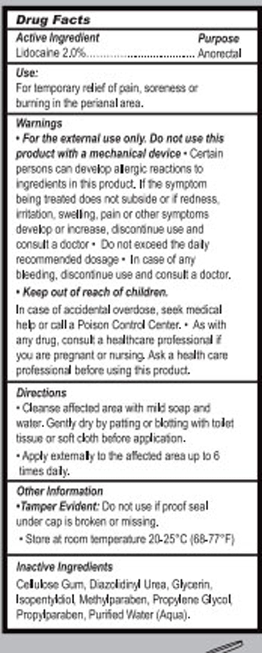 Passion Anal Desensitizing Lubricant With  Lidocaine - 8.5 Fl. Oz. PL-AD212