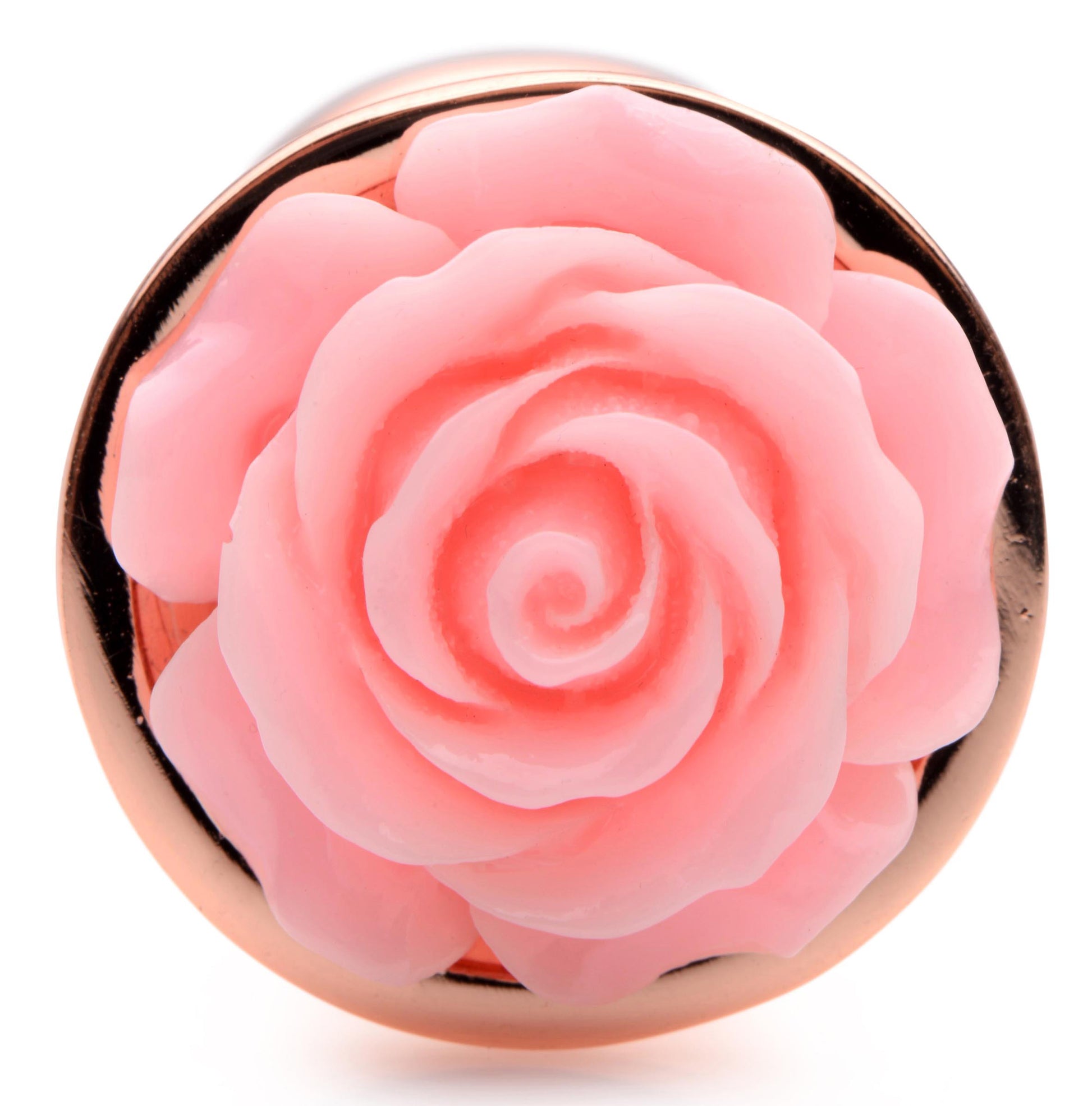 Pink Rose Gold Anal Plug - Small BTYS-AG855-SML