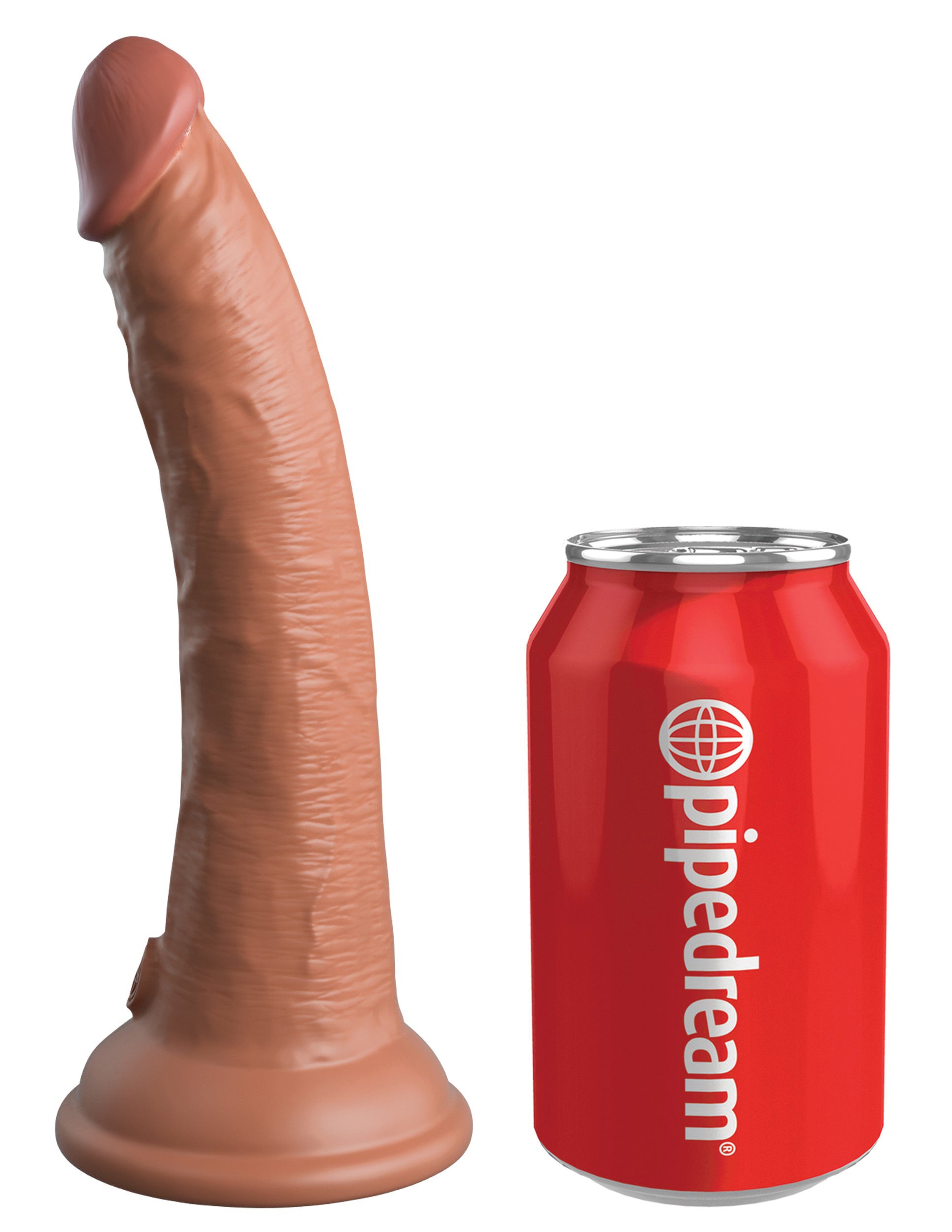 King Cock Elite 7 Inch Dual Density Silicone Cock  - Tan PD5771-22
