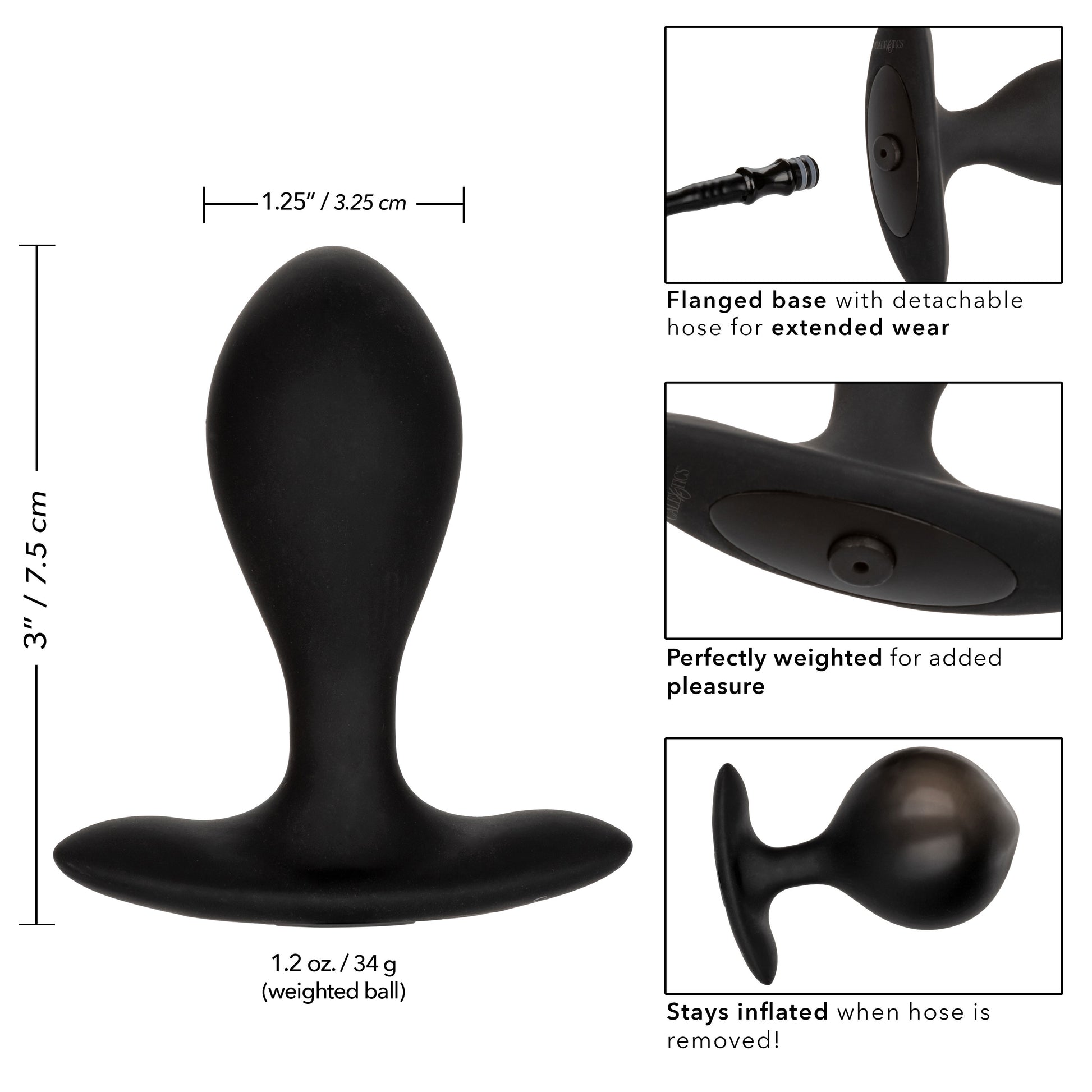 Weighted Silicone Inflatable Plug SE0429103