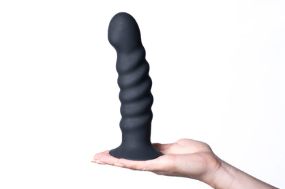 Kendall Silicone Dong Swirled Satin Finish - Black MT2503-BK1