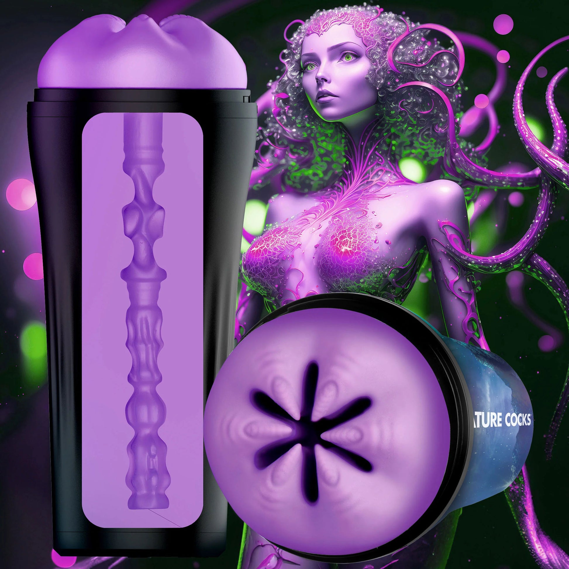 Wormhole Alien Stroker - Purple CC-AH240-PUR