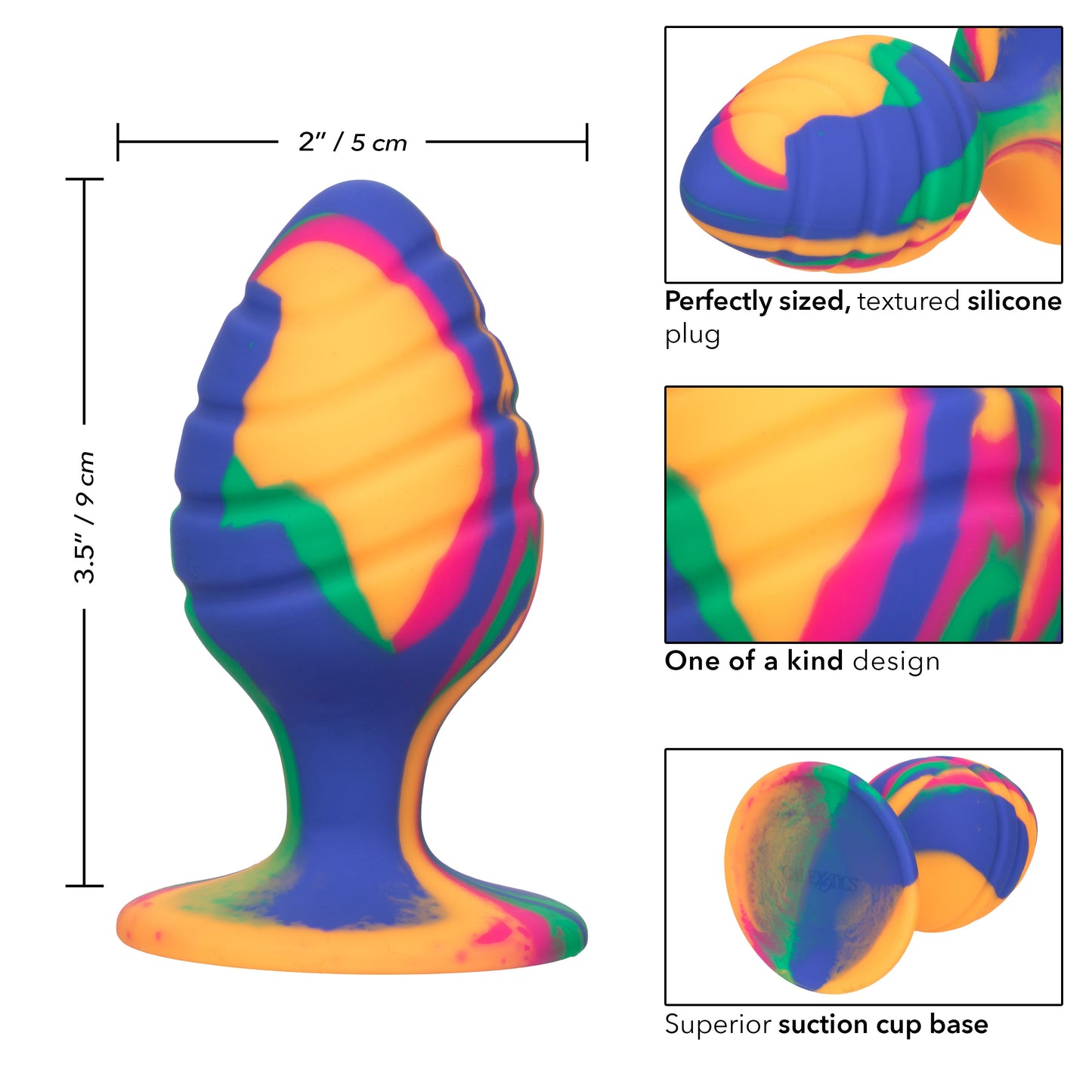 Cheeky Large Swirl Tie-Dye Plug SE0439203