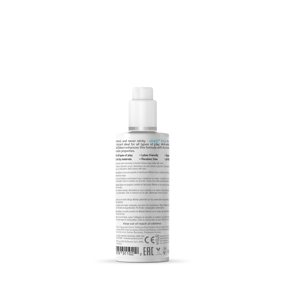 Simply Aqua Fragrance Free Lubricant - 2.3 Fl. Oz.