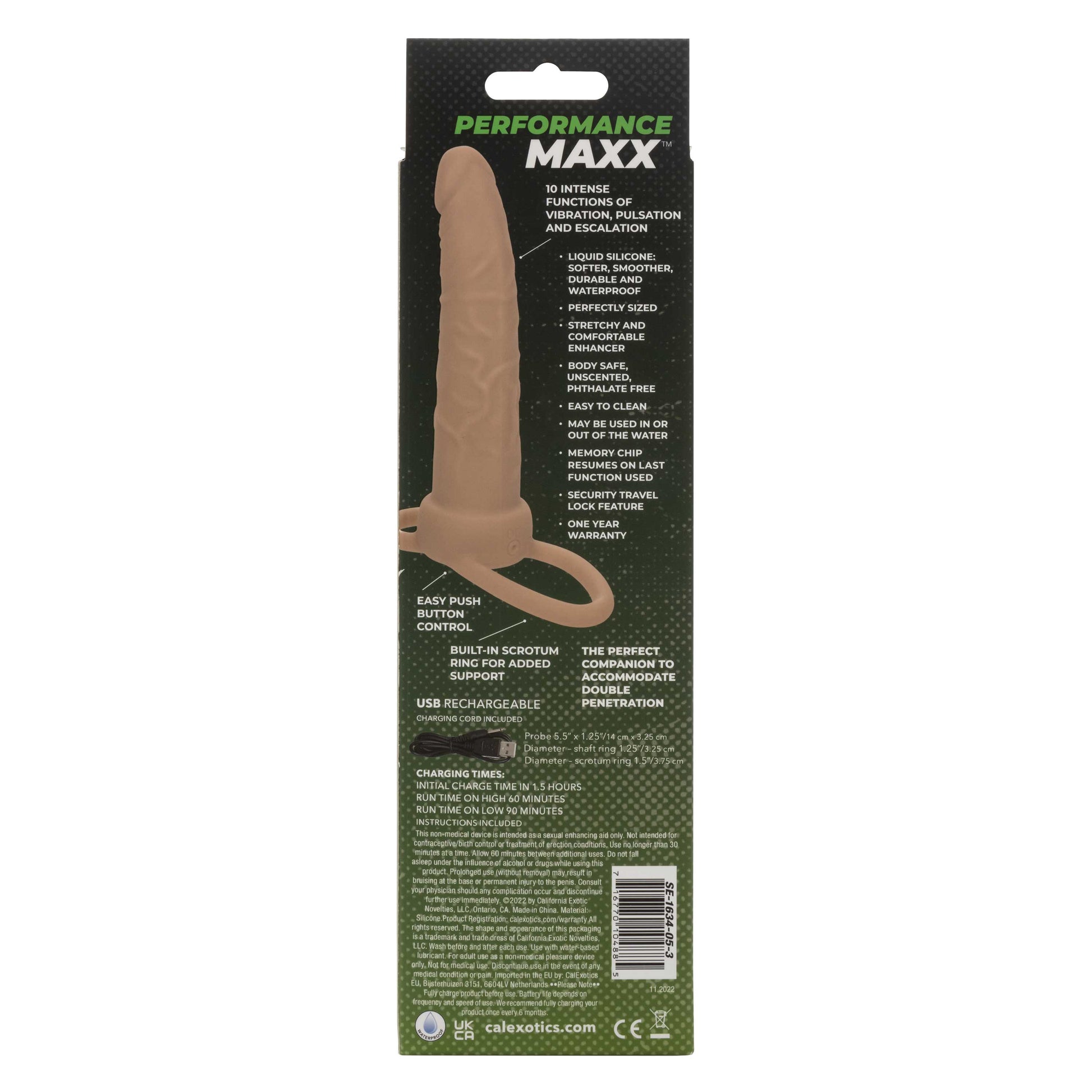 Performance Maxx Rechargeable Dual Penetrator -  Ivory SE1634053