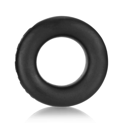 Cock T Comfort Cockring by Atomic Jock Silicone Smoosh - Black OX-AJ1003-BLK