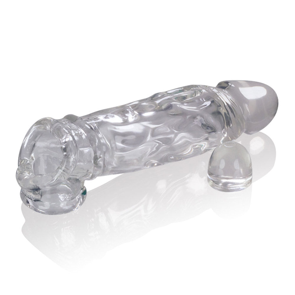 Butch Veiny Cocksheath - Clear OX-3029-CLR