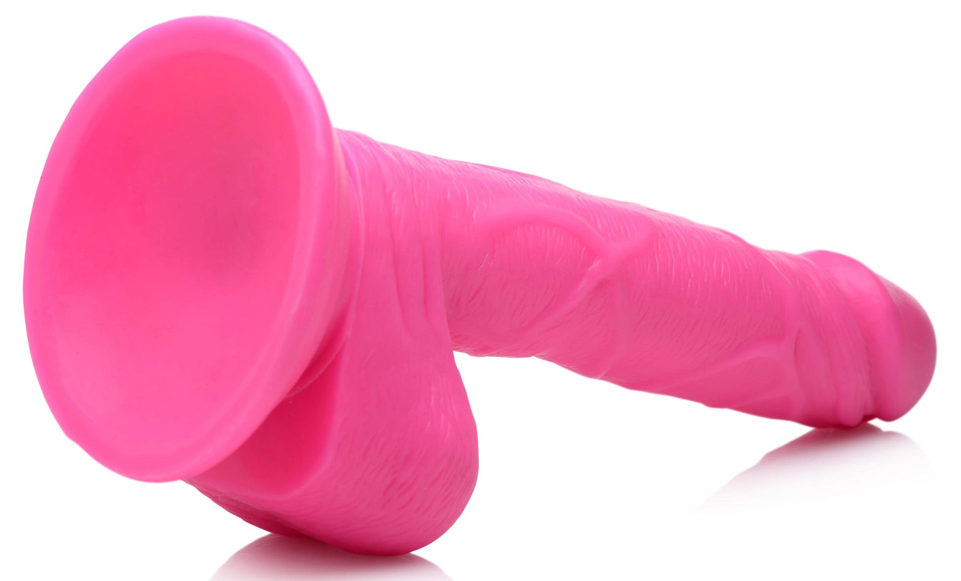 Pop Pecker 6.5 Inch Dildo With Balls - Pink POPP-AG766-PNK