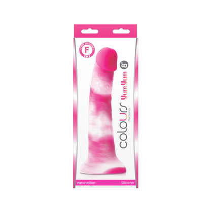 Colours - Pleasures - Yum Yum 8 In. Dildo - Pink NSN-0407-44