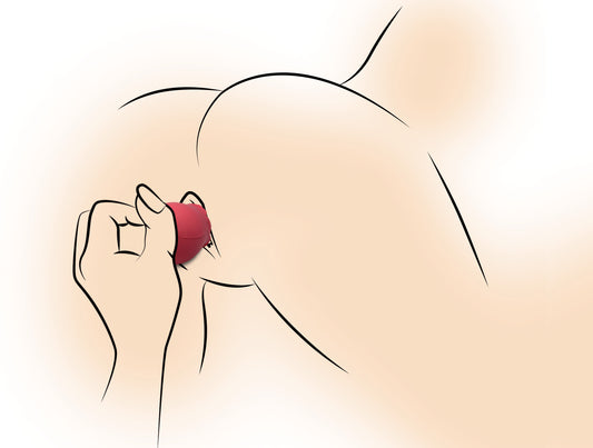 Inmi - Bloomgasm Wild Rose Silicone Suction Stimulator - Red INM-AG776