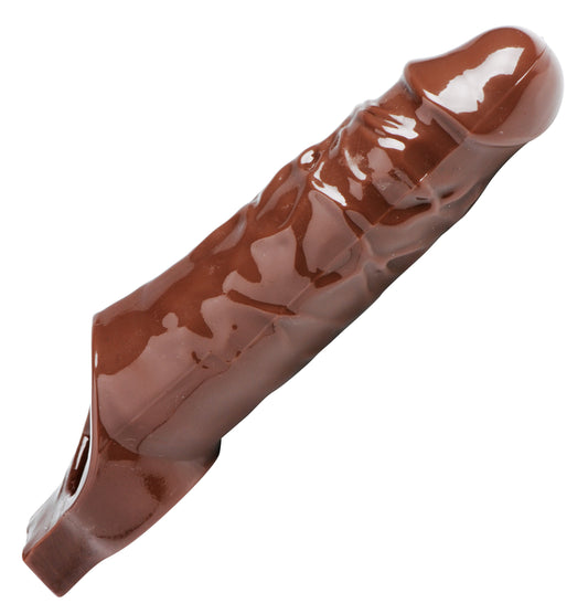 "Really Ample Penis Enhancer Sheath - Brown SM-AE519"